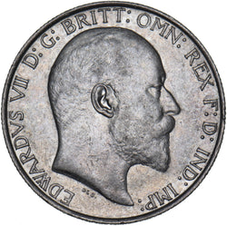 1906 Florin - Edward VII British Silver Coin - Very Nice