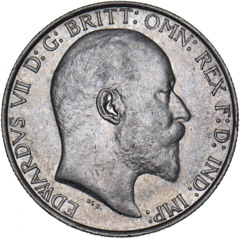 1906 Florin - Edward VII British Silver Coin - Very Nice