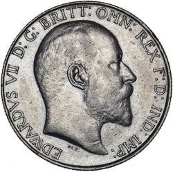 1906 Florin - Edward VII British Silver Coin - Nice