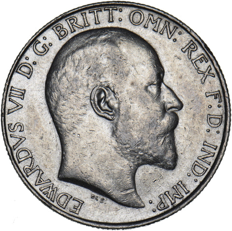 1906 Florin - Edward VII British Silver Coin - Nice