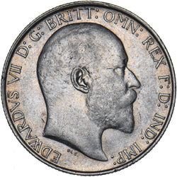 1907 Florin - Edward VII British Silver Coin - Nice