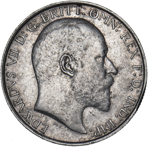 1907 Florin - Edward VII British Silver Coin - Nice