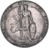 1909 Florin - Edward VII British Silver Coin - Nice