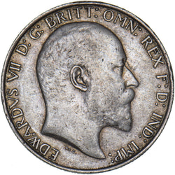 1910 Florin - Edward VII British Silver Coin - Nice