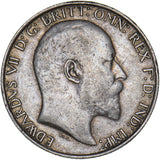 1910 Florin - Edward VII British Silver Coin - Nice
