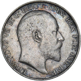 1910 Florin - Edward VII British Silver Coin - Nice