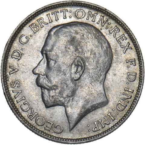 1912 Florin - George V British Silver Coin - Nice