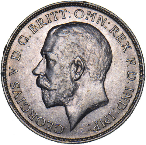 1914 Florin - George V British Silver Coin - Very Nice