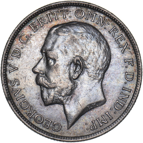 1916 Florin - George V British Silver Coin - Very Nice