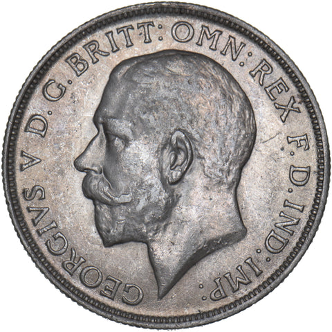 1917 Florin - George V British Silver Coin - Very Nice
