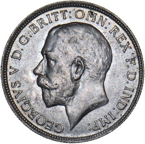 1917 Florin - George V British Silver Coin - Very Nice