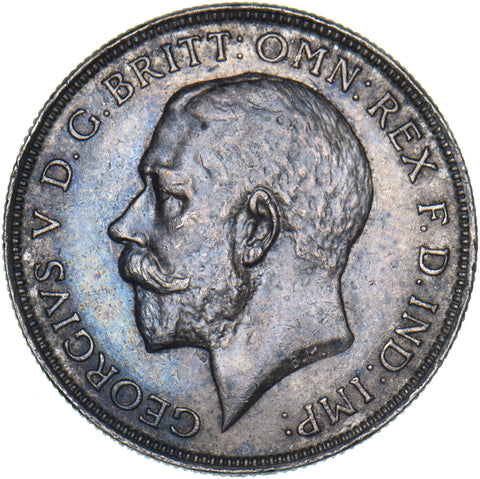 1918 Florin - George V British Silver Coin - Very Nice