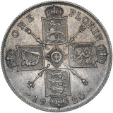 1920 Florin - George V British Silver Coin - Very Nice