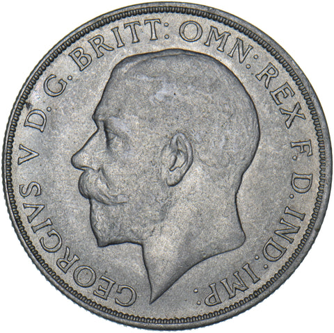 1921 Florin - George V British Silver Coin - Very Nice