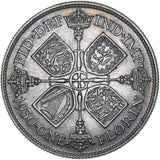 1930 Florin - George V British Silver Coin - Very Nice