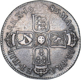 1686 Shilling (6 Over 5) - James II British Silver Coin - Nice
