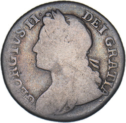 1739 Shilling - George II British Silver Coin