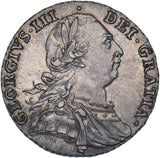 1787 Shilling - George III British Silver Coin - Very Nice