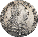1797 Shilling - George III British Silver Coin - Very Nice