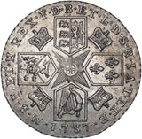 1797 Shilling - George III British Silver Coin - Very Nice