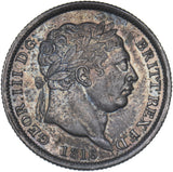 1816 Shilling - George III British Silver Coin - Very Nice