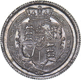 1816 Shilling - George III British Silver Coin - Superb