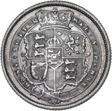 1819 Shilling - George III British Silver Coin - Nice
