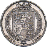 1824 Shilling - George IV British Silver Coin - Nice