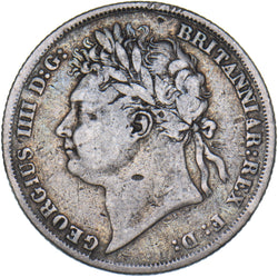 1824 Shilling - George IV British Silver Coin