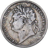 1824 Shilling - George IV British Silver Coin
