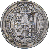 1824 Shilling - George IV British Silver Coin