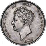 1826 Shilling - George IV British Silver Coin - Very Nice