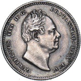 1836 Shilling - William IV British Silver Coin - Very Nice
