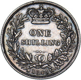 1845 Shilling - Victoria British Silver Coin - Nice