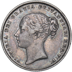 1853 Shilling - Victoria British Silver Coin - Nice