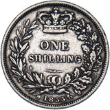 1855 Shilling - Victoria British Silver Coin