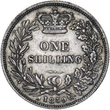 1859 Shilling - Victoria British Silver Coin