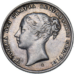 1859 Shilling - Victoria British Silver Coin - Nice
