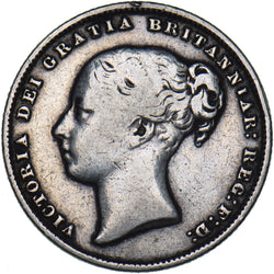 1864 Shilling (Die no. 68) - Victoria British Silver Coin