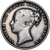 1864 Shilling (Die no. 68) - Victoria British Silver Coin