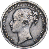 1871 Shilling (Die no. 51) - Victoria British Silver Coin