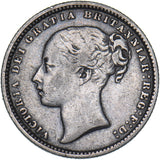 1872 Shilling (Die no. 26) - Victoria British Silver Coin