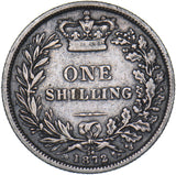 1872 Shilling (Die no. 26) - Victoria British Silver Coin