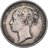 1878 Shilling (Die no. 42) - Victoria British Silver Coin - Nice