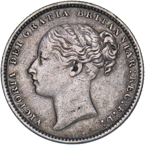 1879 Shilling - Victoria British Silver Coin - Nice
