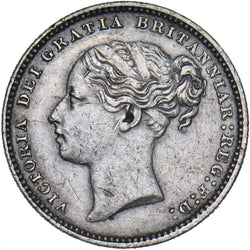 1884 Shilling - Victoria British Silver Coin - Nice