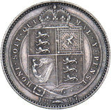 1887 Shilling - Victoria British Silver Coin - Nice
