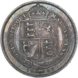1887 Shilling - Victoria British Silver Coin - Nice