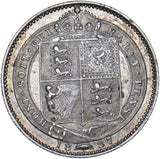 1887 Shilling - Victoria British Silver Coin - Nice