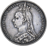 1890 Shilling - Victoria British Silver Coin
